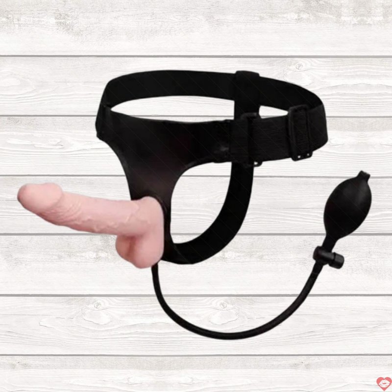 Dương vật giả Baile Trap-on dây đeo silicon mềm mại cực bạo 