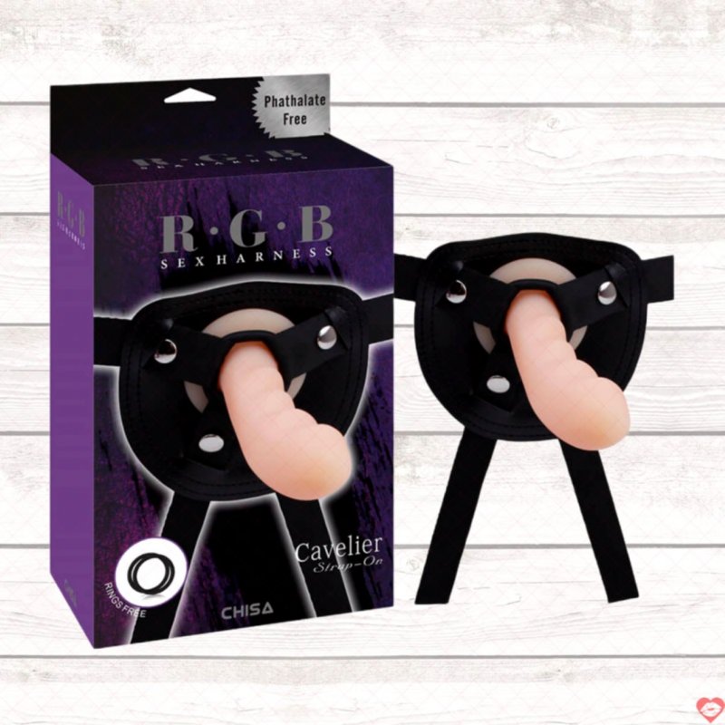 Dương vật giả có dây đeo Chisa Strap-on kích thích cực đã cho Lesbian 