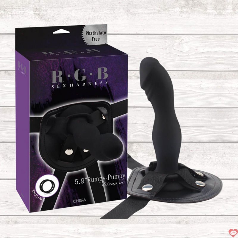 Dương vật giả dây đeo Chisa Rumpy-Pumpy Strap-on cao cấp kích thích 