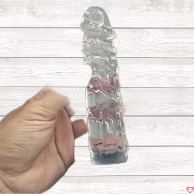 Dương Vật Giả Trong Suốt Dây Đeo Silicone An Toàn Tăng Khoái Cảm SHP1434 