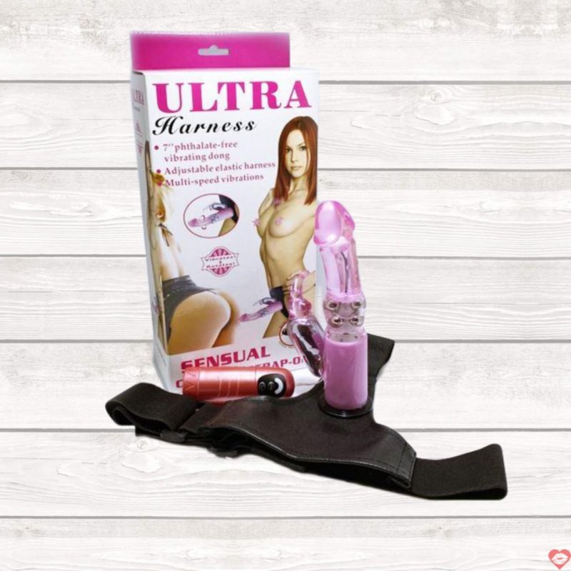 Dương vật giả quai đeo rung xoay ngoáy Ultra Harness kích thích 