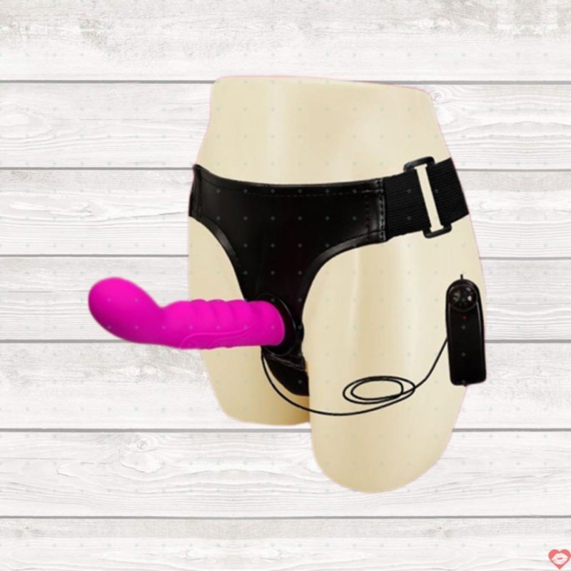 Dương vật giả dây đeo có rung Baile Ultra Harness kích thích cực đỉnh 