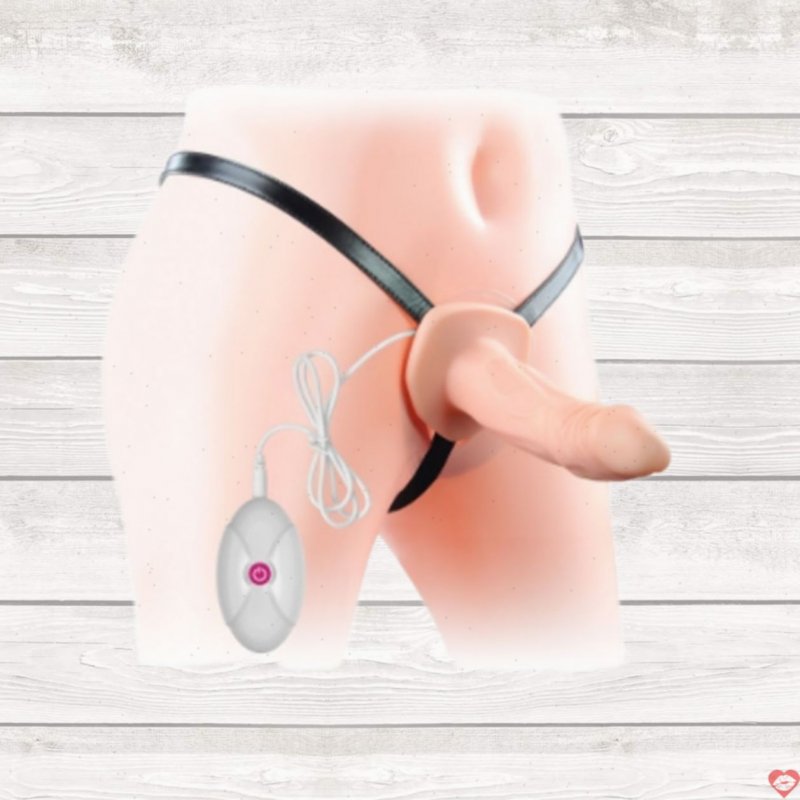 Đai đeo dương vật Lovetoy rỗng ruột an toàn thoải mái phụ kiện tình dục 