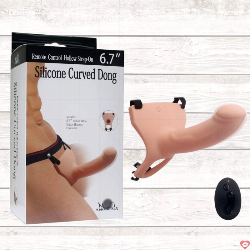 Dương Vật Giả Rỗng Có Rung Điều Khiển Từ Xa Tăng Kích Thước 