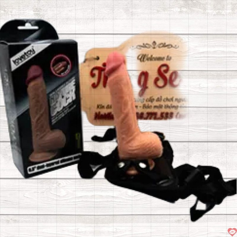 Dương vật giả dây đeo Lovetoy 20cm cho les - Chất liệu mềm, cực sướng 