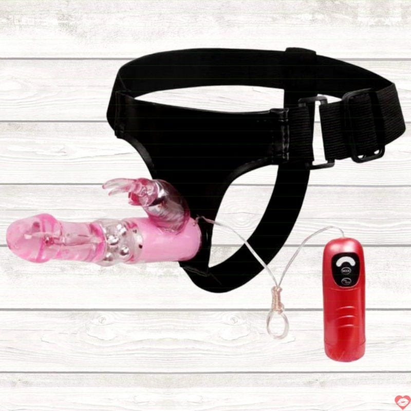 Dương Vật Giả Ultra Harness Có Dây Đeo Đa Năng Rung Ngoáy Cao Cấp Baile
