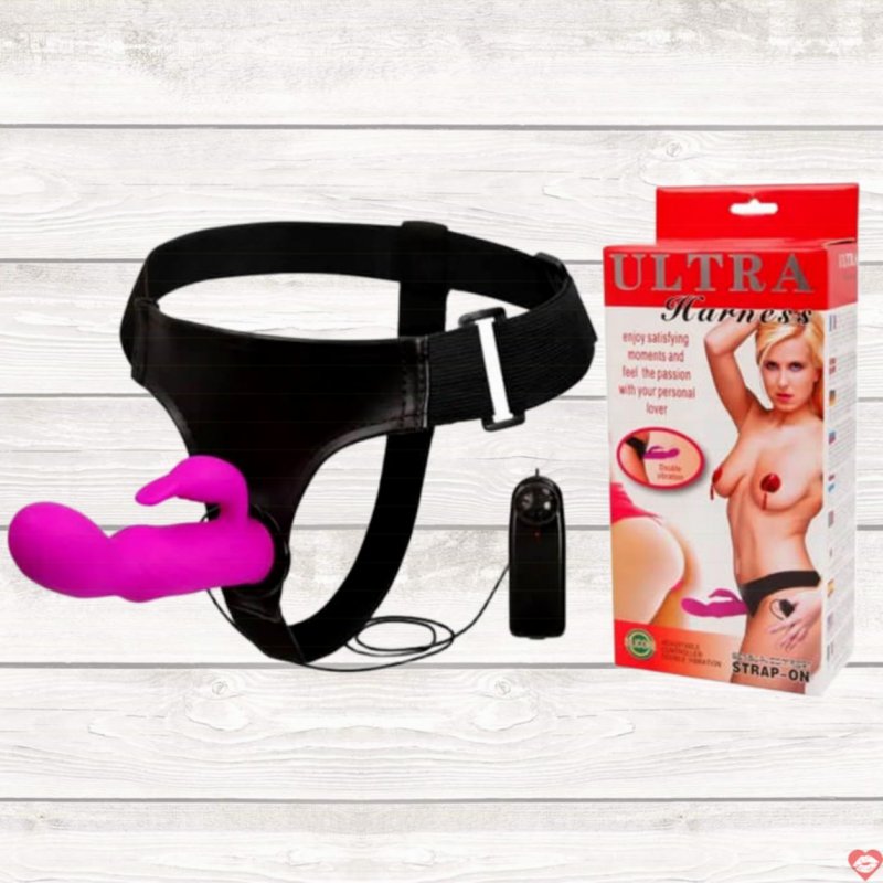 Dương Vật Giả Có Dây Đeo Cao Cấp Có Nhánh Ultra Harness