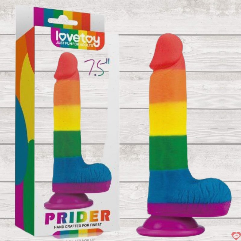 Lovetoy Prider dương vật giả silicone đa sắc 3 size siêu kích thích 