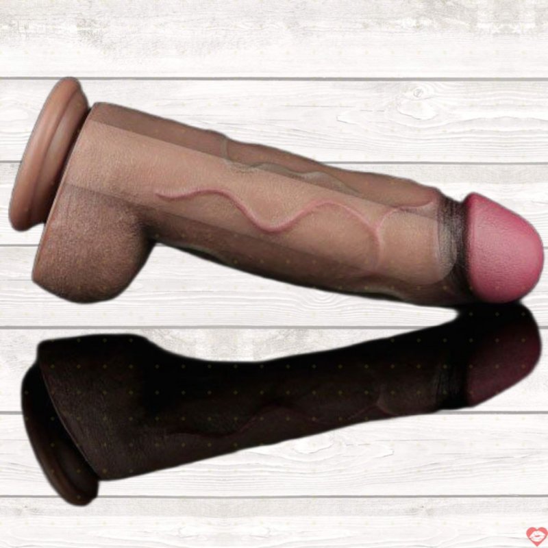 Dương vật giả Lovetoy XXL silicon 2 lớp 12 inch cực to 