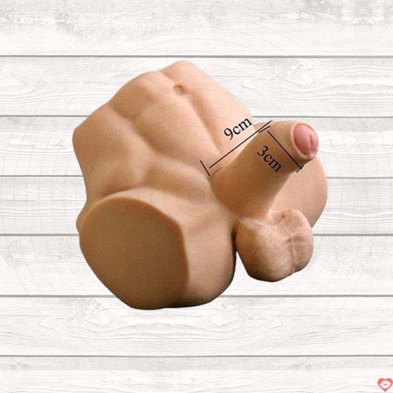 Dương vật giả hậu môn cho gay bụng 6 múi silicon mềm an toàn 