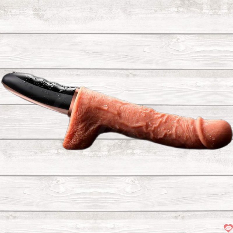 Dương vật giả JEWSN rung thụt sưởi ấm silicone mềm mại 