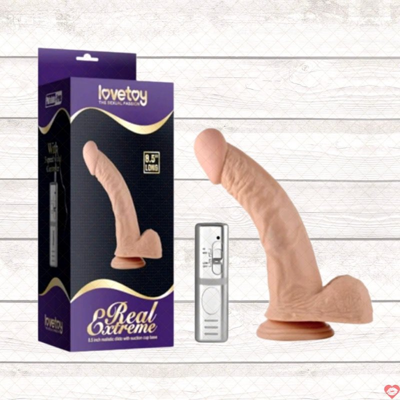 Dương vật giả dính tường Lovetoy Real 8.5 silicon mềm mại cao cấp 