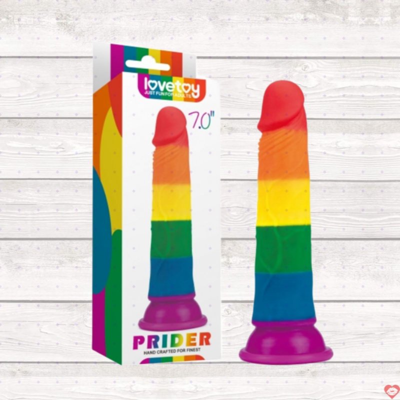 Lovetoy Prider 7.0 inch dương vật giả dính tường tăng khoái cảm 