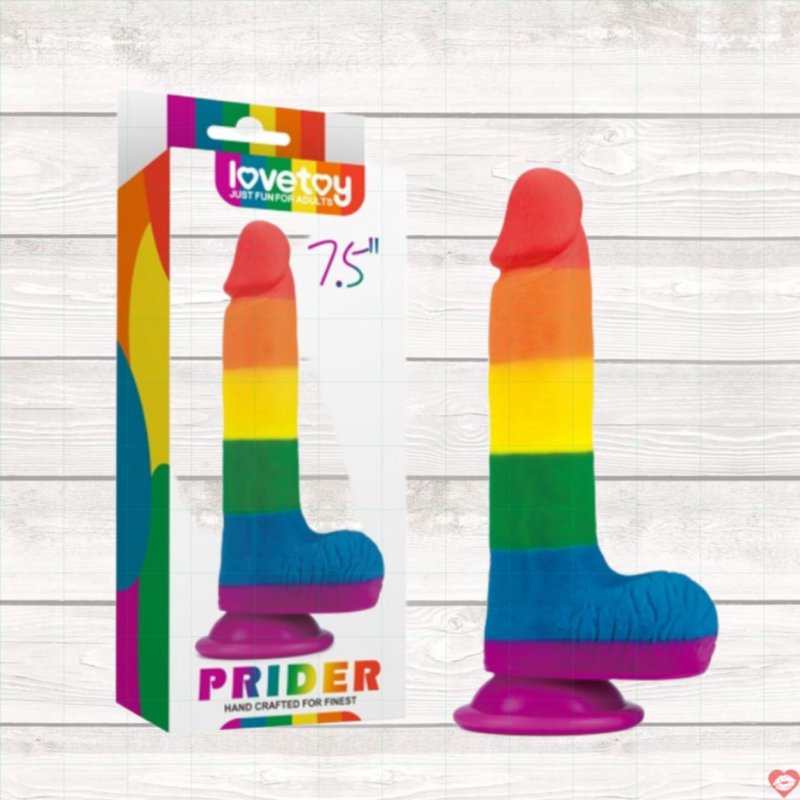 Dương vật giả dán tường Lovetoy Prider 7.5 inch kích thích mạnh 