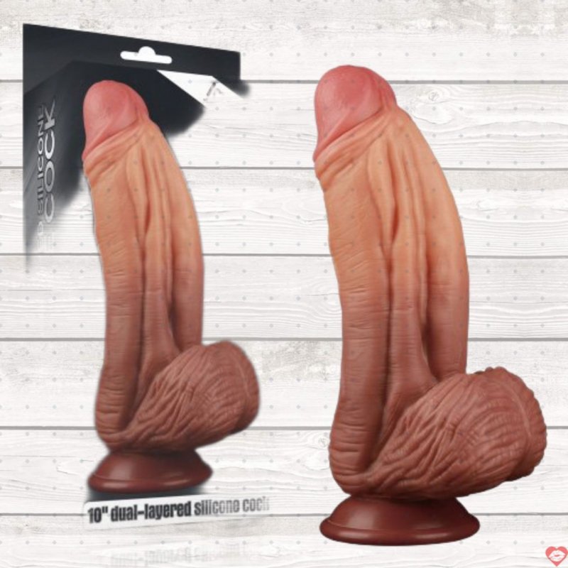 Dương vật giả silicone 2 lớp King Sized Lovetoy Hàng USA 