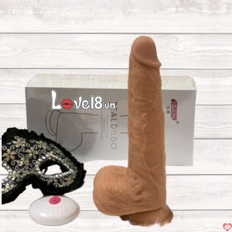 Dương vật giả silicone gắn tường Real Dildo rung thụt sưởi ấm cao cấp 