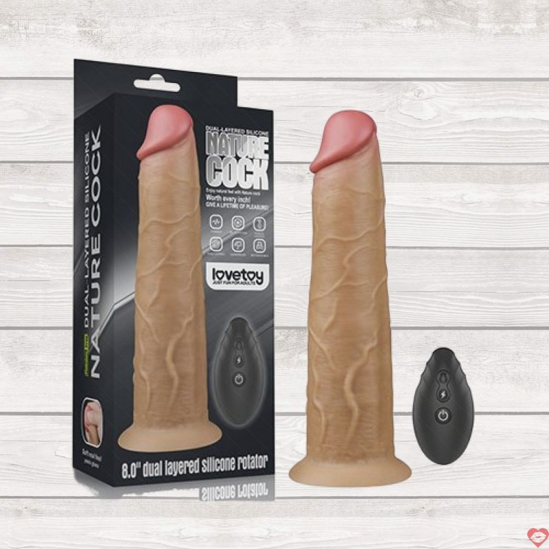 Dương vật giả Lovetoy Rotator siêu rung ngoáy mạnh tặng pin 