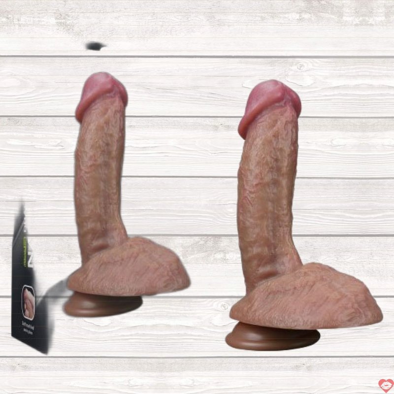 Dương vật giả silicon 2 lớp Lovetoy Nature Cock an toàn sướng 