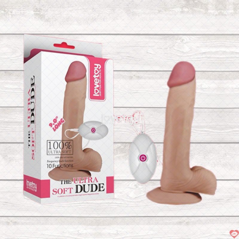 Dương vật giả Lovetoy The Ultra Soft Dude 9inch siêu mềm