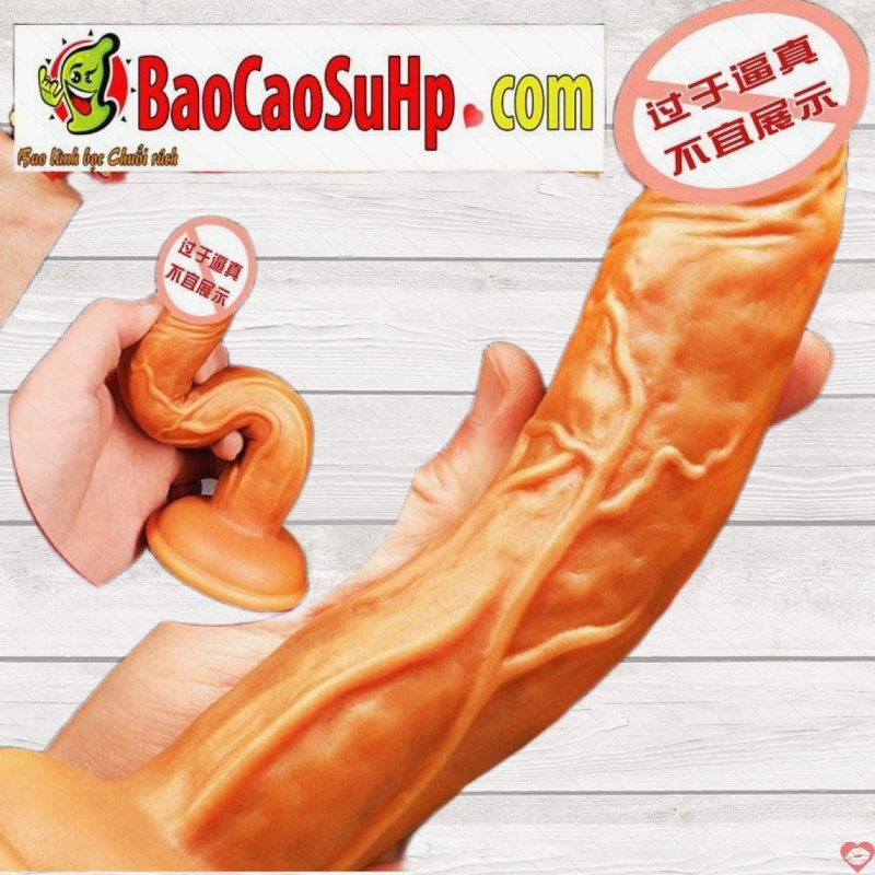 Dương vật giả đóng đất Jiuai lỏng silicone phallus siêu mềm mại
