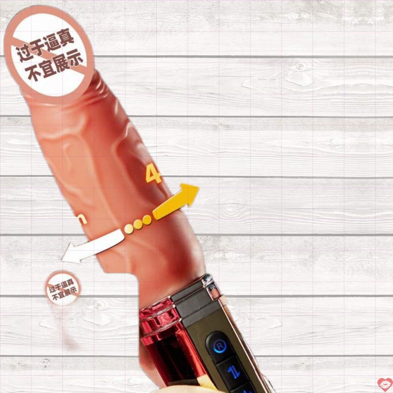 Dương vật giả Thụt to nhỏ Coc Penis Silas Silicone màu da nhỏ gọn