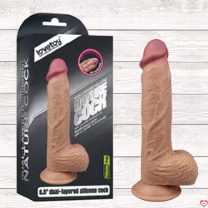 Dương Vật Giả Gắn Tường Lovetoy 8.5 inch Silicone Nature Cock