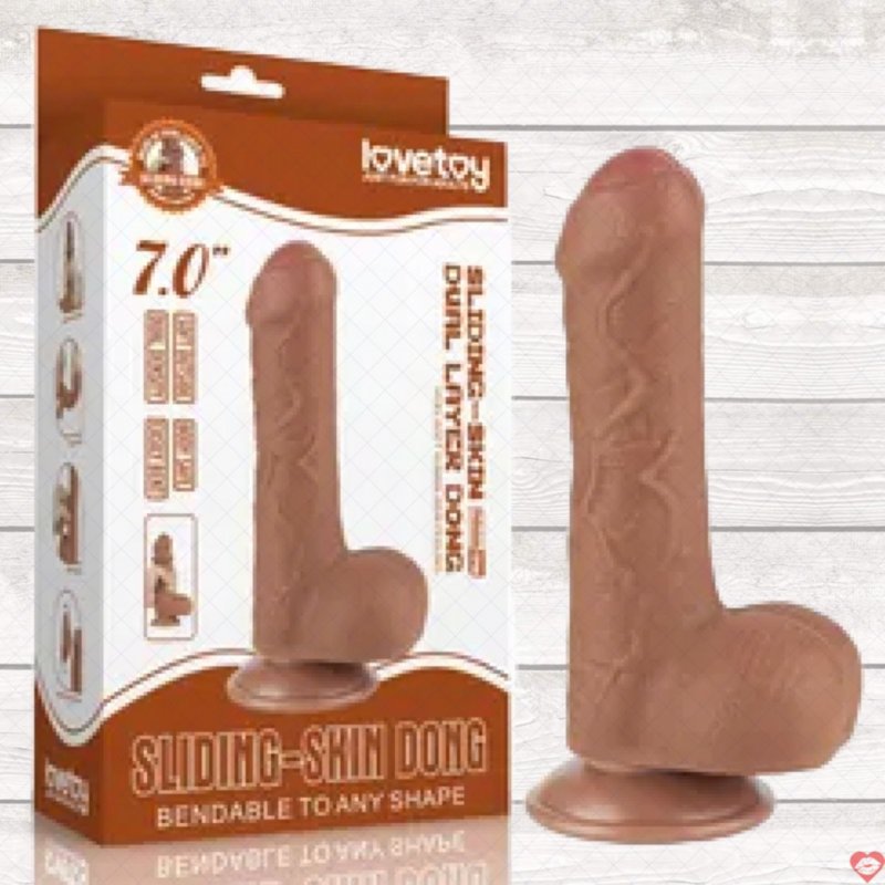 Dương vật giả Lovetoy 2 lớp mềm mại như thật 2024