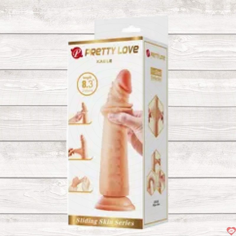 Dương Vật Giả Prettylove Kable Silicon 2 Lớp Mềm Mịn Như Thật