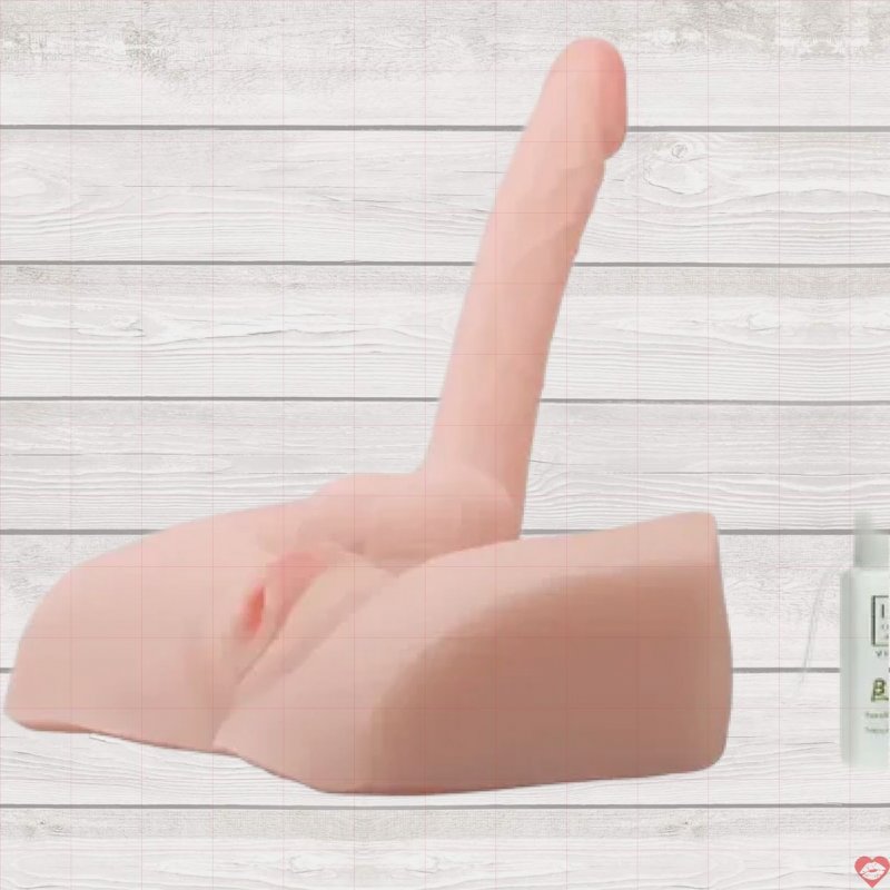Âm đạo giả và dương vật giả kết hợp làm tình DV36A BAILE có rung xoay âm thanh sex talk