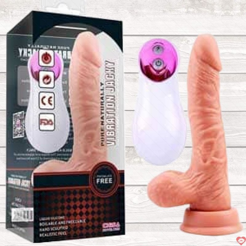 Dương vật cao cấp Cyberskin siêu rung ngoáy làm sướng âm hộ
