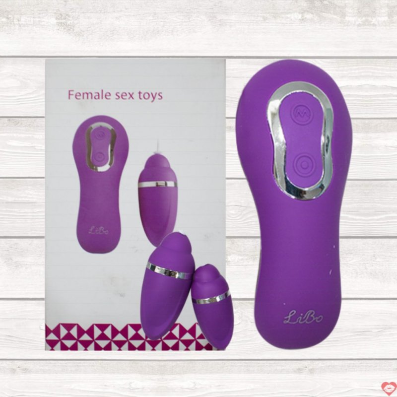 Trứng rung tình yêu Libo Female 2 trứng nhiều chế độ rung kích thích 