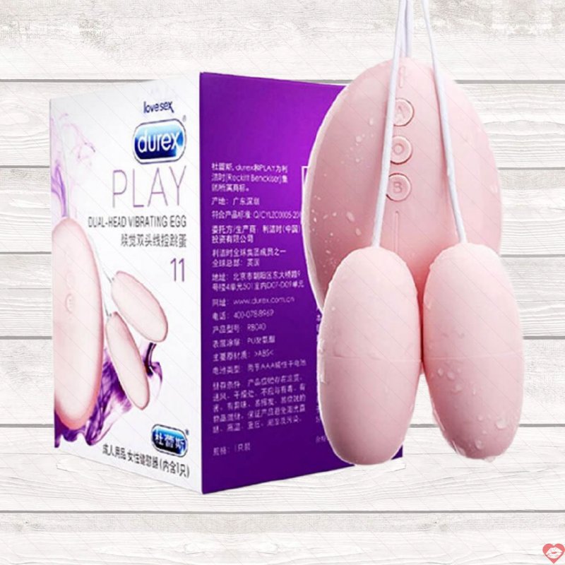 Trứng rung Durex Play Dual 2 đầu rung silicon cao cấp 
