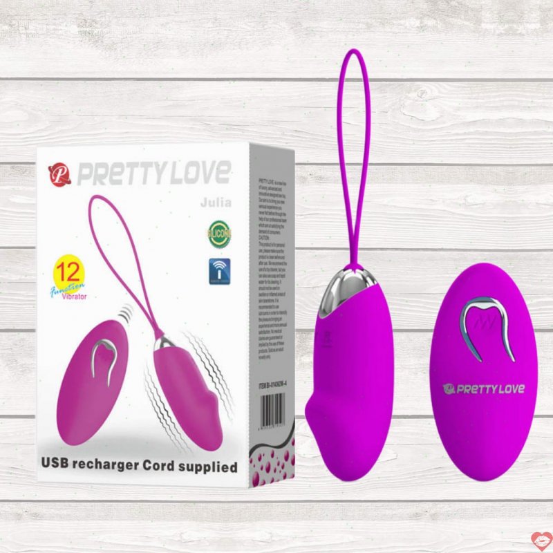Trứng rung Pretty Love Julia đa chế độ kích thích điểm G cực phê 