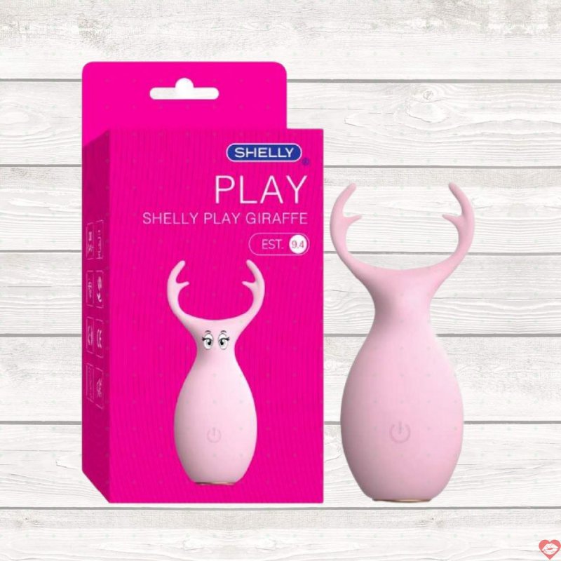 Trứng rung hình hươu Shelly Play Giraffe chất lượng cao kích thích đa điểm 