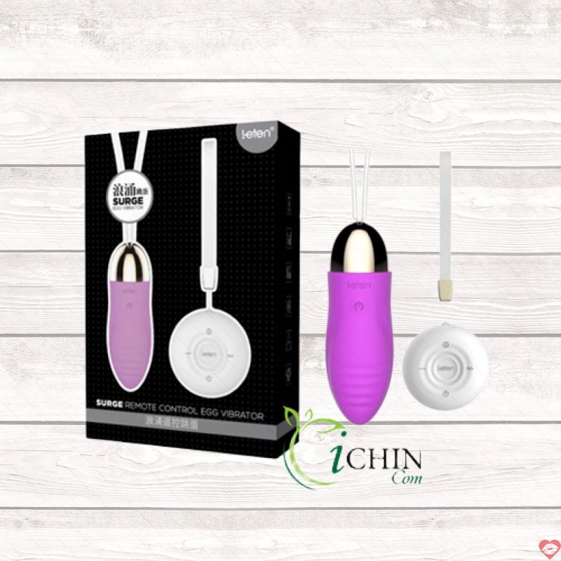 Trứng rung Leten Surge remote sạc pin 10 chế độ hút mạnh 