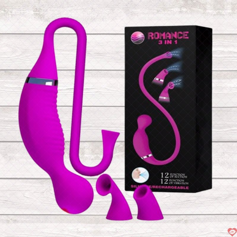 Romace Vibro – Máy Rung Mút Kích Thích Âm Hộ 3 Trong 1 - SHP1095