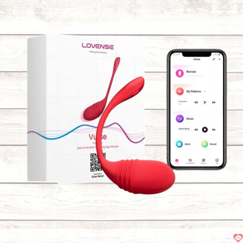 Lovense Vulse trứng rung cao cấp thụt tự động điều khiển qua App