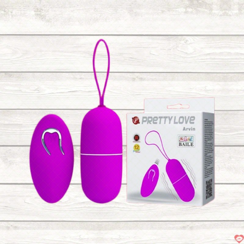 Trứng rung điều khiển từ xa Pretty Love Arvin 12 chế độ
