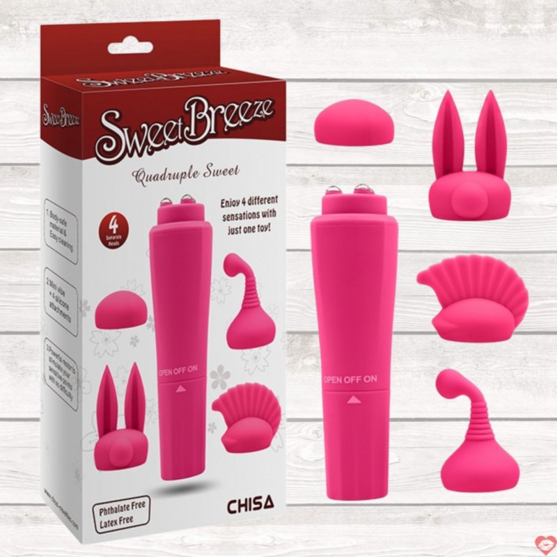 Máy rung mini 3 đầu Chisa Sweet