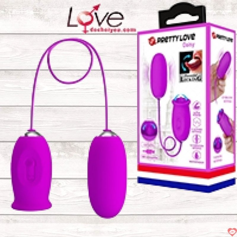 Trứng rung và liếm 2 đầu PrettyLove Daisy kích thích cao độ
