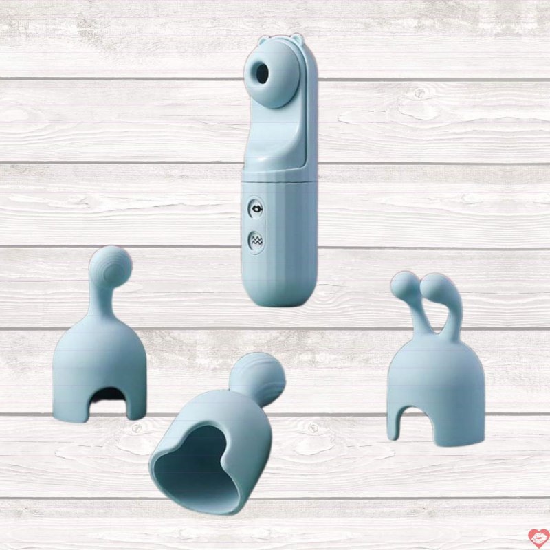 Sextoys máy hút rung Pure Solo Panda Cute B 3 đầu thay thế hút top Amazon