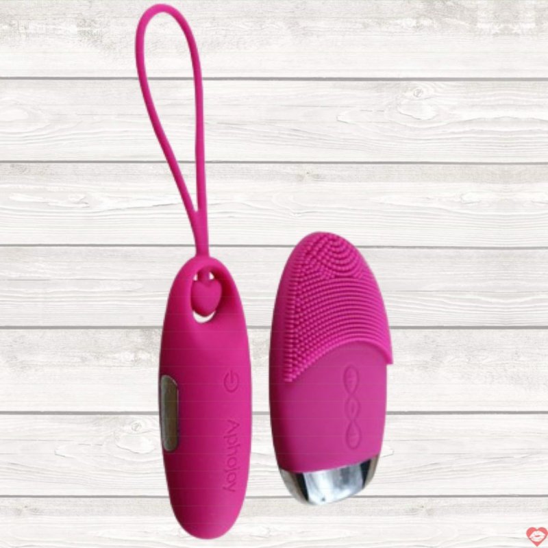 Trứng Rung Điều Khiển Từ Xa Kết Hợp Lưỡi Massage Điểm G - Aphojoy