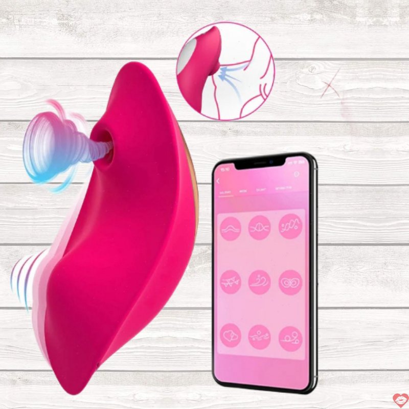 Máy rung bú mini gắn quân lót điều khiển qua app hoặc remote MS32M