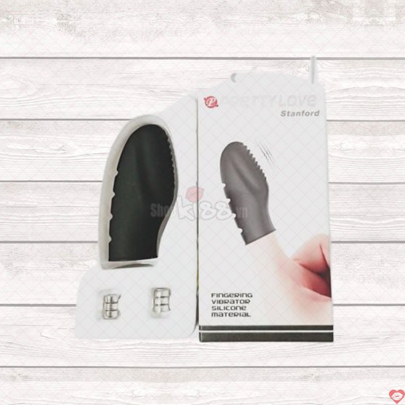 Máy massage ngón tay PrettyLove rung mạnh silicon an toàn 