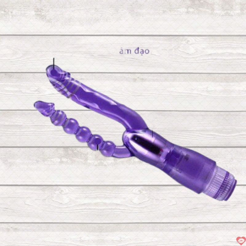 Dương vật rung 2 nhánh Double Pleasure kích thích điểm G hậu môn 