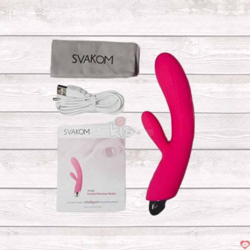 Máy massage điểm G Svakom Angel cao cấp sưởi ấm rung mạnh 