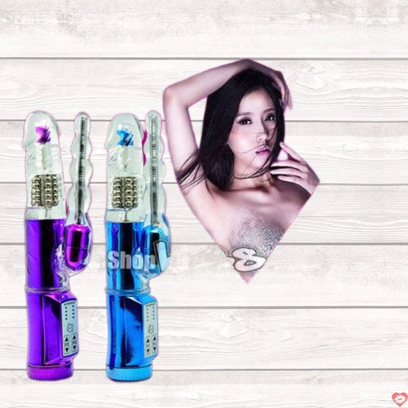 Dương vật rung xoay đa năng kích thích hậu môn chơi cực đã 