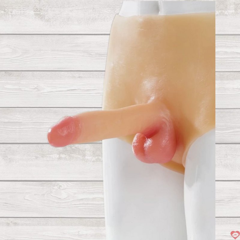 Dương vật giả liền quần Manmiao W20 mềm mại cho les, khuyến mãi 
