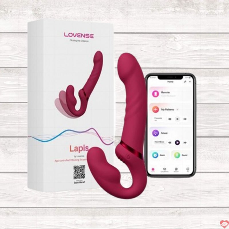 Dương vật giả 2 đầu cao cấp cho les Lovense Lapis