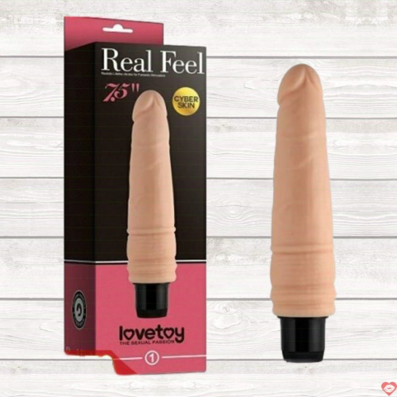 Dương Vật Giả Loại Thẳng Lovetoy Có Rung Như Thật - SHP173